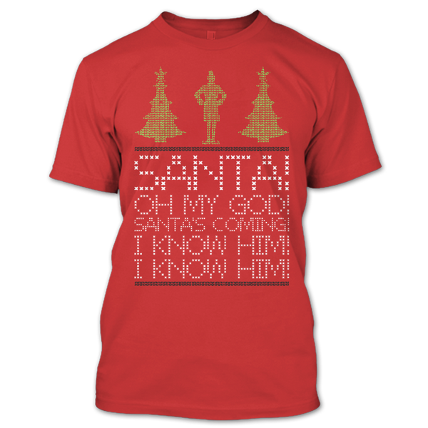 A black t-shirt with the shopify logo