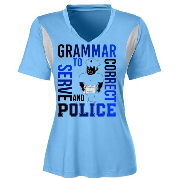 Grammar To Serve And Correct Police T Shirt, I Love Police T Shirt, Awesome T-Shirts
