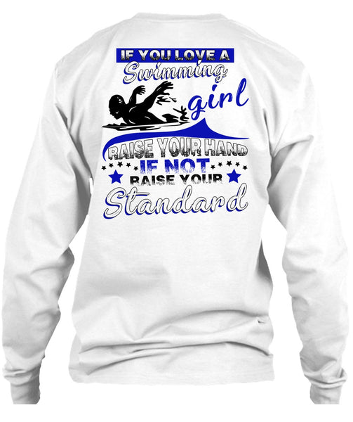 You Love A Swimming Girl T Shirt, I Love Swimming T Shirt