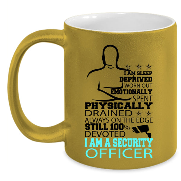 Cool Security Officer Coffee Mug, I Am A Security Officer Accent Mug