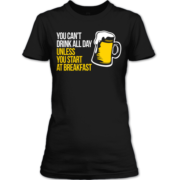 A black t-shirt with the shopify logo