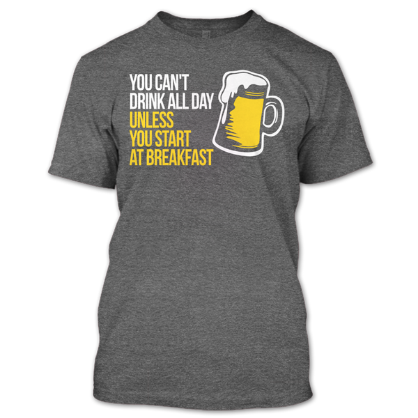 A black t-shirt with the shopify logo