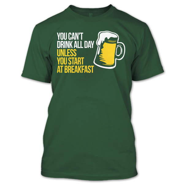 A black t-shirt with the shopify logo