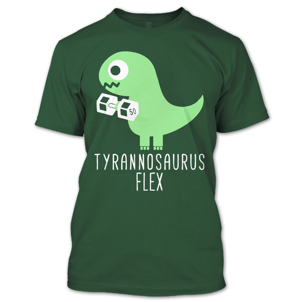 A black t-shirt with the shopify logo