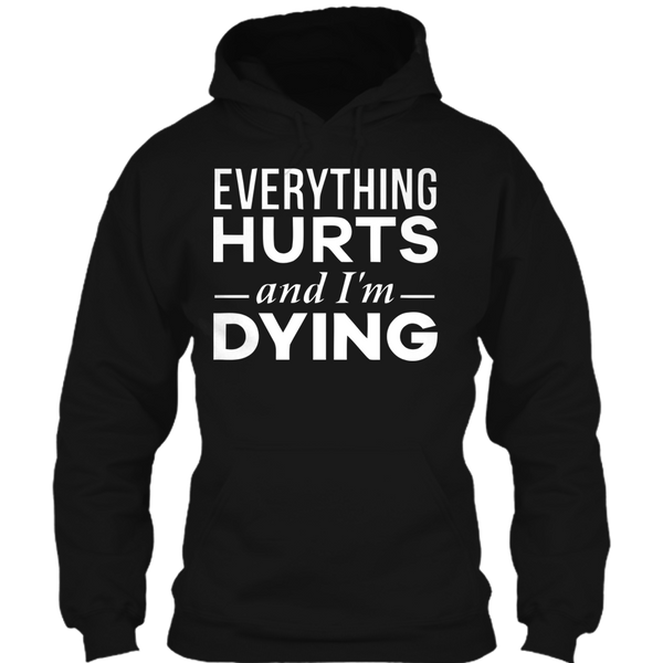 A black t-shirt with the shopify logo