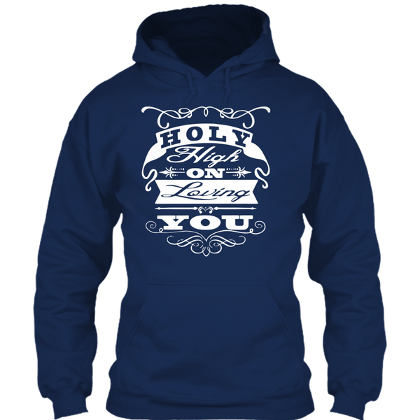 A black t-shirt with the shopify logo