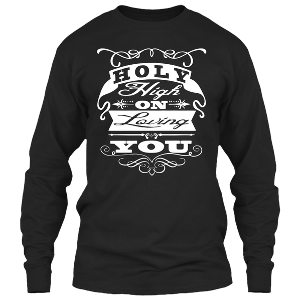 A black t-shirt with the shopify logo