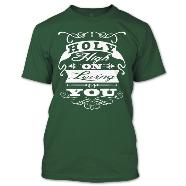 A black t-shirt with the shopify logo