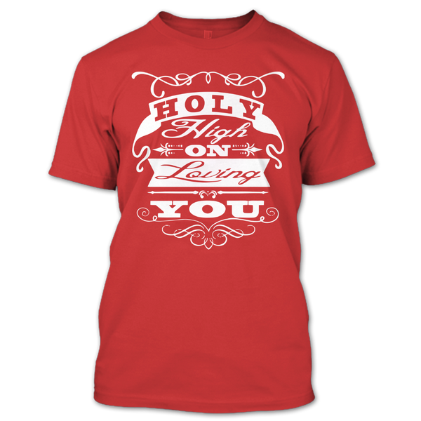 A black t-shirt with the shopify logo