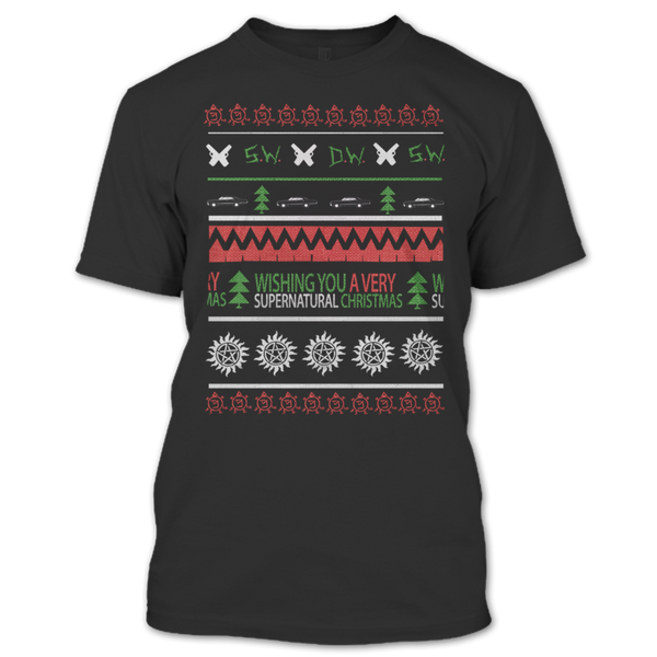 A black t-shirt with the shopify logo