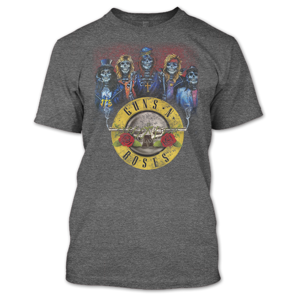 A black t-shirt with the shopify logo