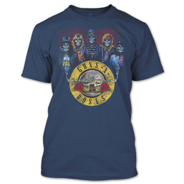 A black t-shirt with the shopify logo