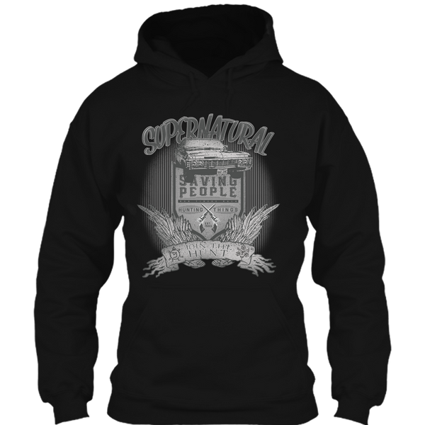 A black t-shirt with the shopify logo