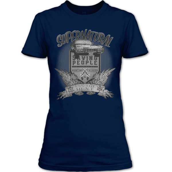 A black t-shirt with the shopify logo