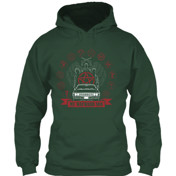 A black t-shirt with the shopify logo