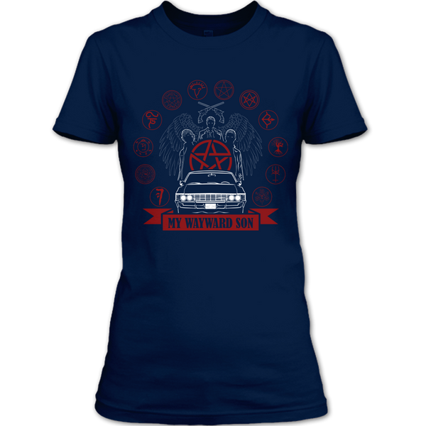 A black t-shirt with the shopify logo