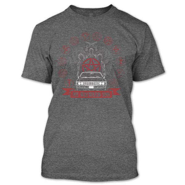 A black t-shirt with the shopify logo