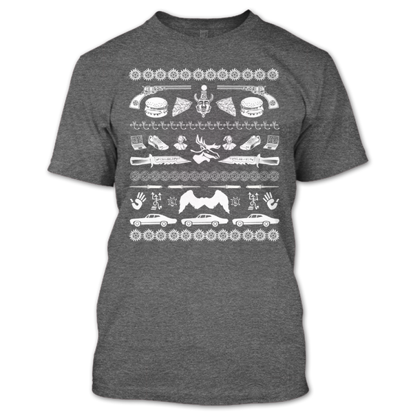 A black t-shirt with the shopify logo