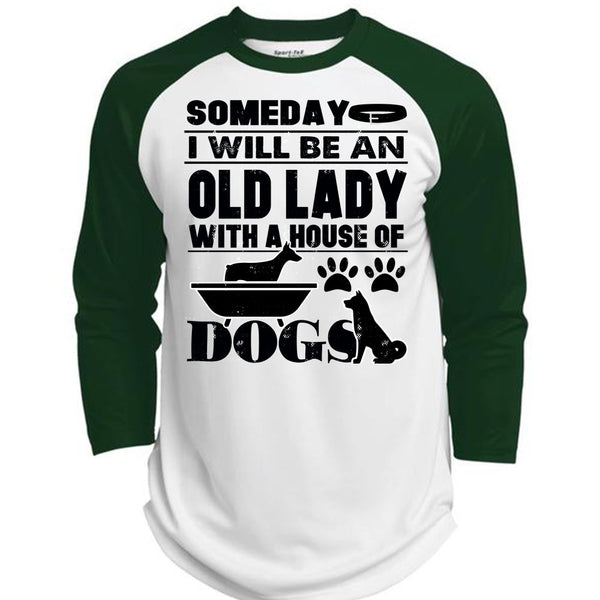 I Will Be An Old Lady T Shirt, I Love My Dog T Shirt, Awesome T-Shirts  (Polyester Game Baseball Jersey)