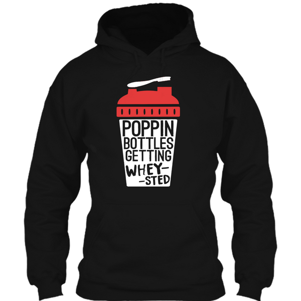 A black t-shirt with the shopify logo