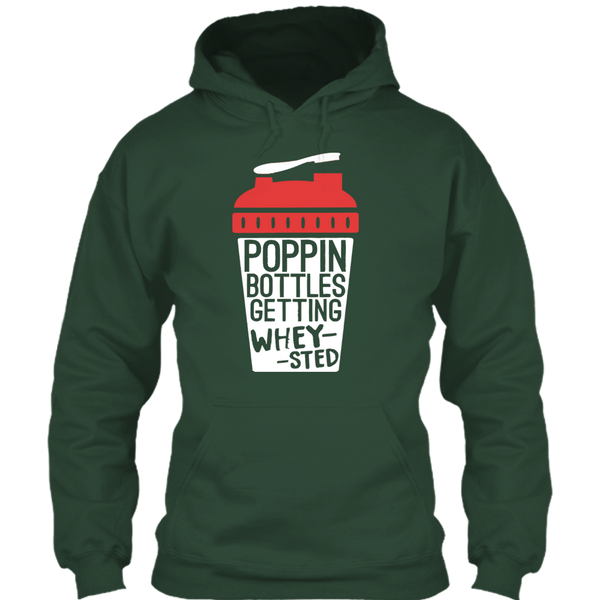 A black t-shirt with the shopify logo