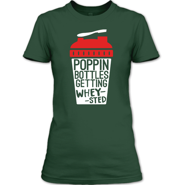 A black t-shirt with the shopify logo