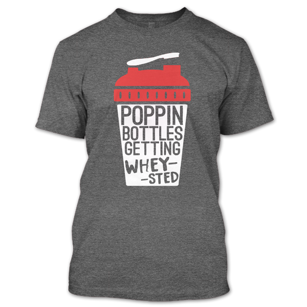 A black t-shirt with the shopify logo