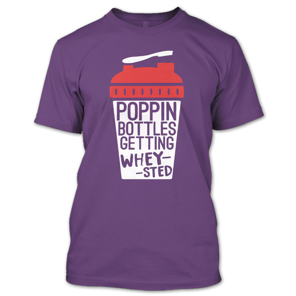 A black t-shirt with the shopify logo