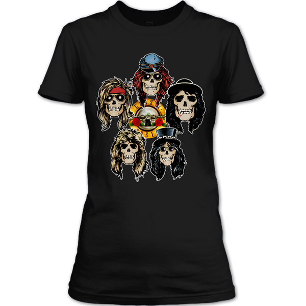 A black t-shirt with the shopify logo