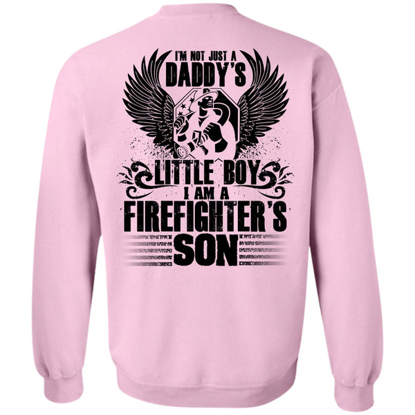 I Love Firefighter T Shirt, Daddy's Little Boy Sweatshirt