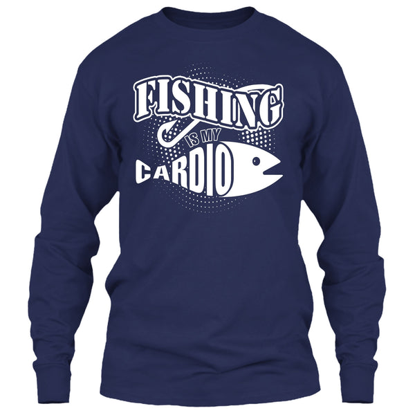 Fishing Is My Cardio T Shirt, Coolest Hooker T Shirt