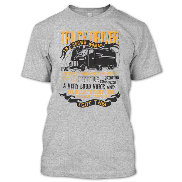 Trucker Driver T Shirt, Coolest Truck Driver T Shirt