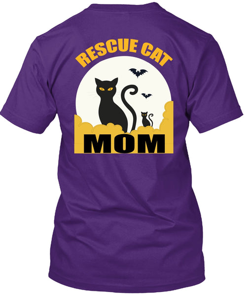 Rescue Cat Mom T Shirt, My Favorite T Shirt