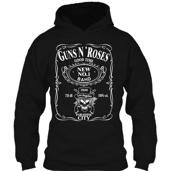 A black t-shirt with the shopify logo