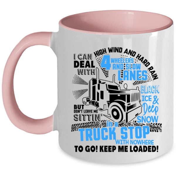 Cool Gift For Trucker Coffee Mug, Funny Truck Driver Accent Mug