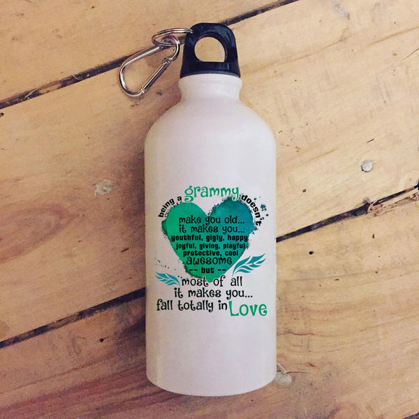 Being A Grammy 20 oz Stainless Steel Bottle,makes You Fall In Love Outdoor Sports Water Bottle