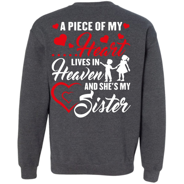 Lives In Heaven T Shirt, I Love Sister Sweatshirt