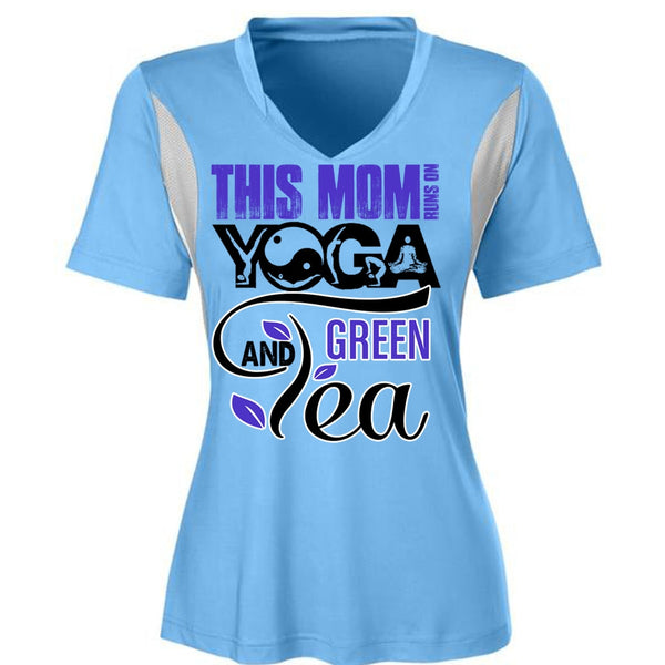 This Mom Runs On Yoga T Shirt, I Love Mom T Shirt, Awesome T-Shirts