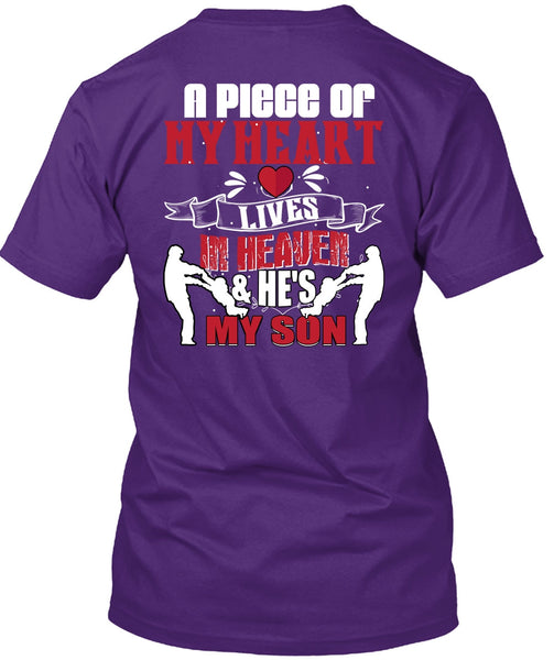 My Heart Lives In Heaven T Shirt, He's My son T Shirt