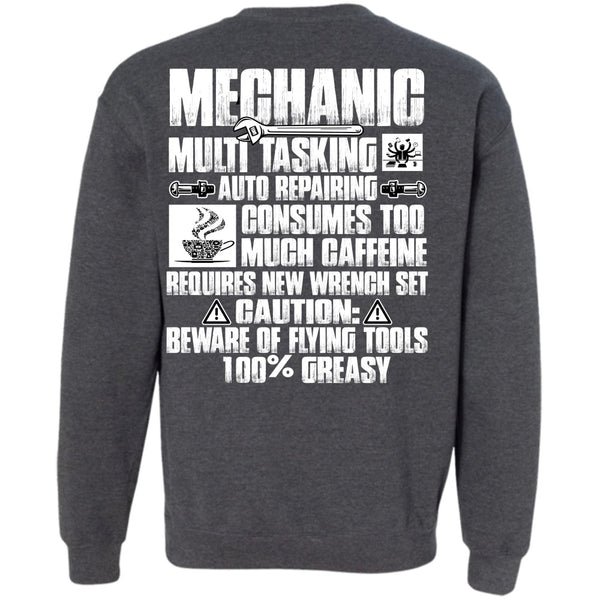 Much Caffeine T Shirt, I Love Mechanic Sweatshirt