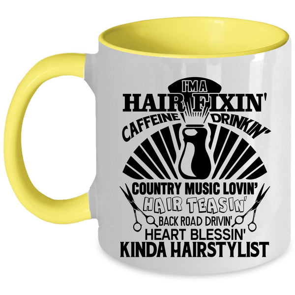 Awesome Hairstylist Coffee Mug, I'm A Hair Fixing Accent Mug