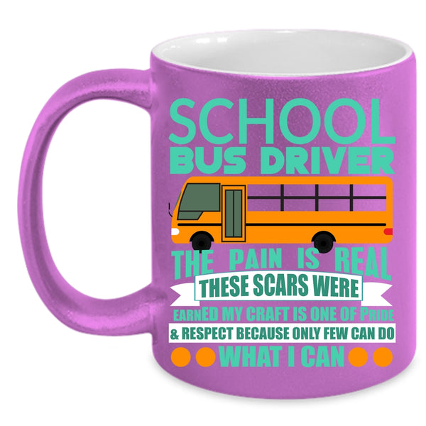 School Bus Driver Coffee Mug, Cute School Bus Driver Coffee Cup