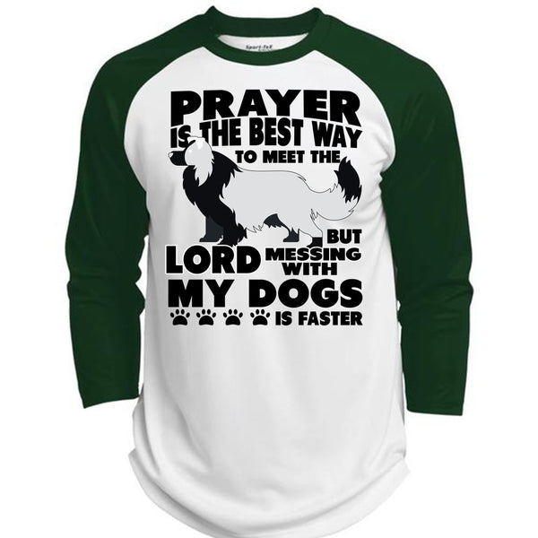 Prayer Is The Best Way T Shirt, I Love My Dog T Shirt, Awesome T-Shirts  (Polyester Game Baseball Jersey)