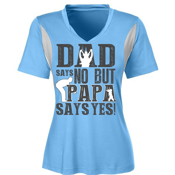 Dad Says No But Papa Says Yes T Shirt, I Love Papa T Shirt, Awesome T-Shirts