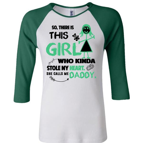 This Girl Who Kinda Stole My Heart T Shirt, She Calls Me Daddy T Shirt, Father's Day T Shirt