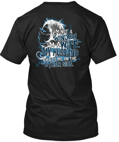 A black t-shirt with the shopify logo