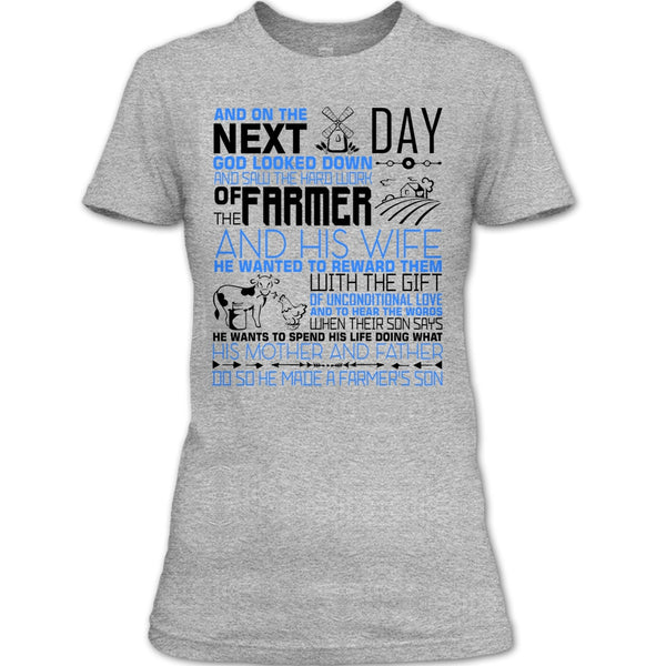 The Hard Work Of The Farmer T Shirt, I'm A Farmer's Son T Shirt