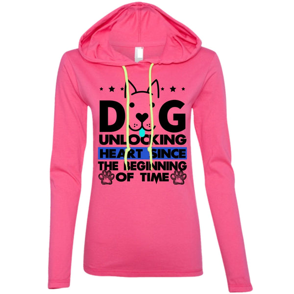Dog Unlocking Heart T Shirt, I Love My Dog T Shirt, Awesome T-Shirts