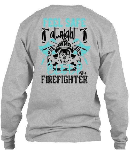 Sleep With A Firefighter T Shirt, I Love Firefighter T Shirt