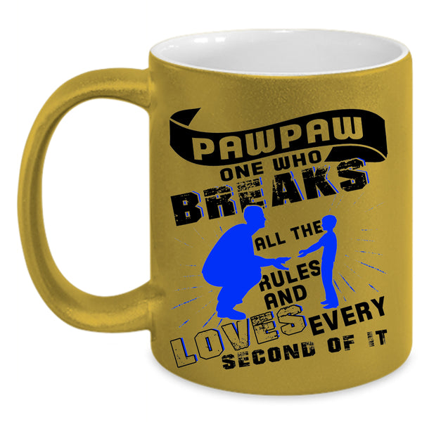 Cool Gift For Papa Coffee Mug, Pawpaw Accent Mug